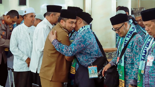 84 Calon Jamaah Haji asal Aceh Besar Bertolak ke Tanah Suci