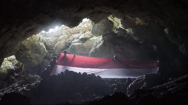 Tim Pidie Adventure Berhasil Kibarkan Merah Putih di 17 Goa
