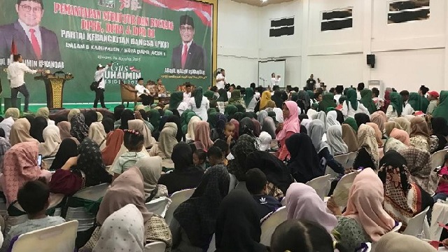 Arena Temu Kader PKB di Bireuen Jadi Lautan Manusia