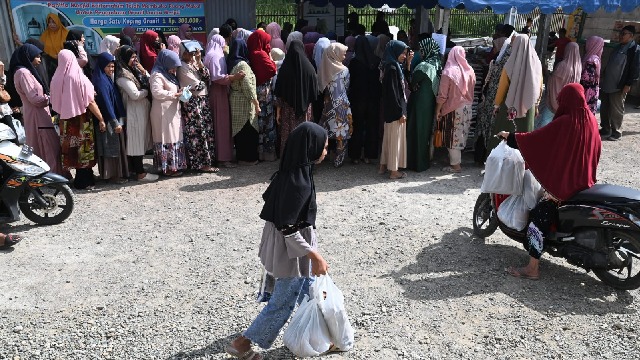 Pemkab Aceh Besar Gelar Bazar Pangan Murah di Peukan Bada