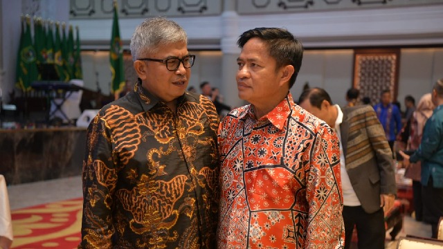 Pj Gubernur Aceh Hadiri HUT ke-76 Sumut dan Bahas Kolaborasi PON XXI