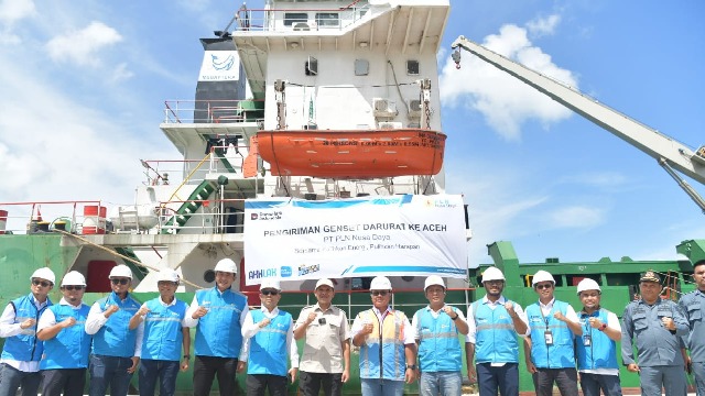 Aceh Terima Bantuan Genset Darurat 50 MW dari PLN