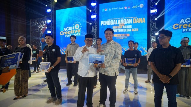 Aceh Creative Fest 2025 Rampungkan Aksi Kemanusiaan, Donasi Capai Rp 207 Juta