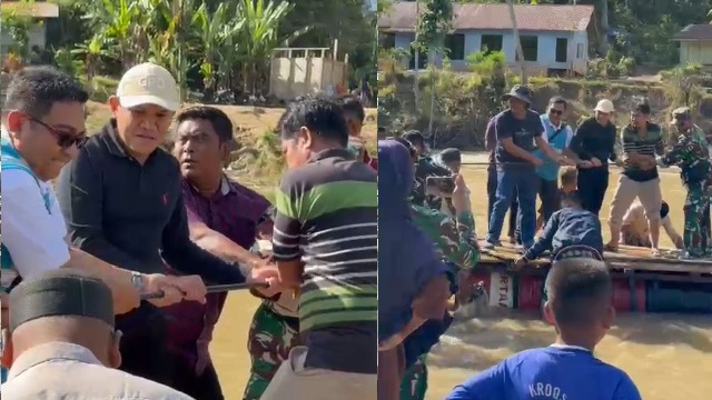 Detik-detik Video Rakit yang Ditumpangi Wagub Aceh Terbalik di Aceh Tengah