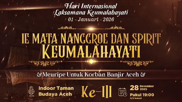 MaSA Gelar Hari Internasional Keumalahayati dan Meuripe untuk Korban Banjir Bandang