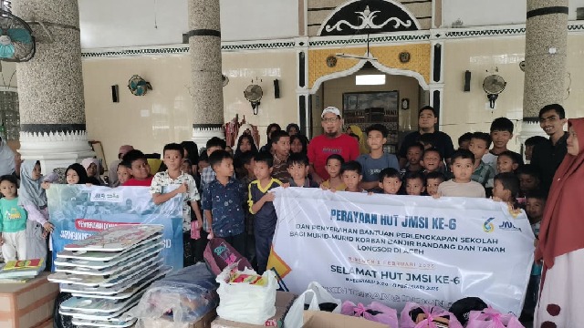 Milad JMSI Aceh ke-5 Bersama Penyintas Bencana di Bireuen